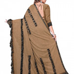 Women's Ruffle Sarees With Blouse Piece