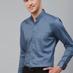 Men Blue Comfort Formal Shirt