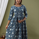 Cotton Maternity Dress Kurta for Nursing